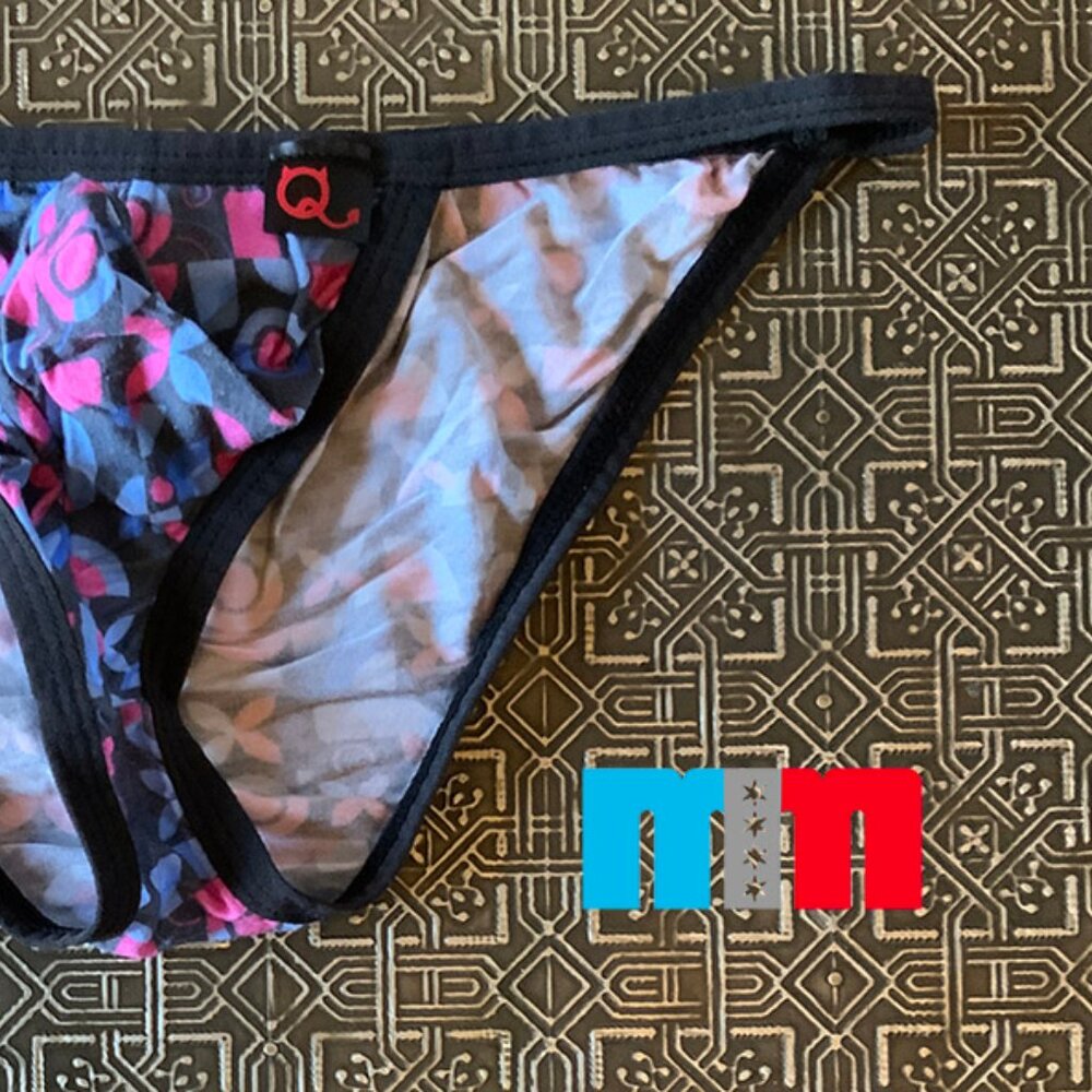 MUTLI COLORED PRINT STRING TANGA (SMALL)